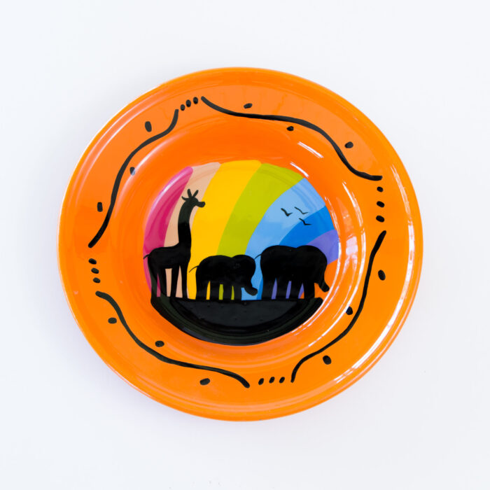 LA-RAINBOW-SIL-PLATE-ORANGE