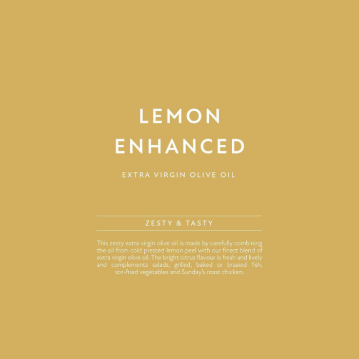 Lemon Enhaced oliven olie fra Morgenster Estate Sydafrika