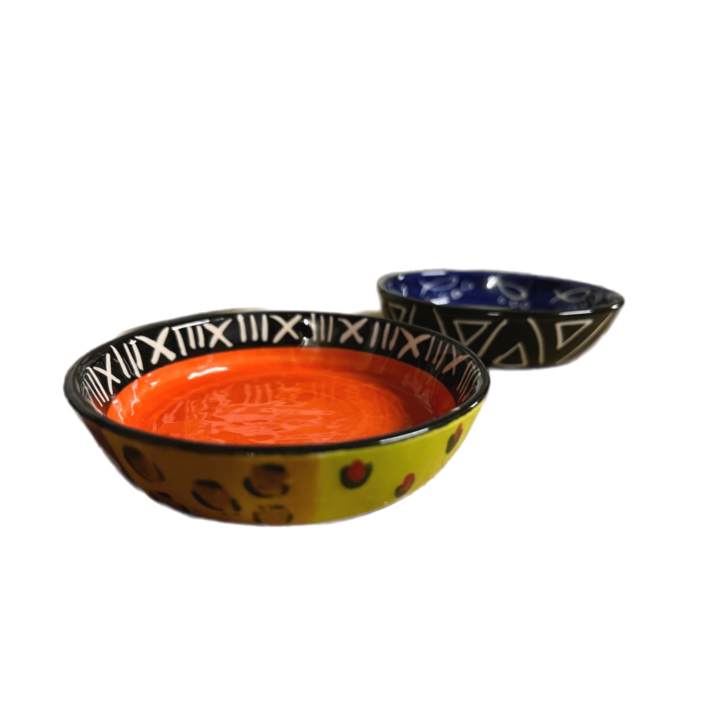 Kapula oliven olieskål, tapasskål, sæt af 2, keramik