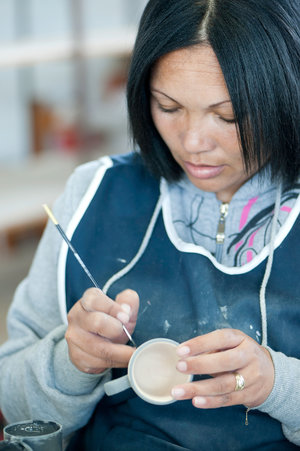Kapula Keramik Håndmalet og håndlavet